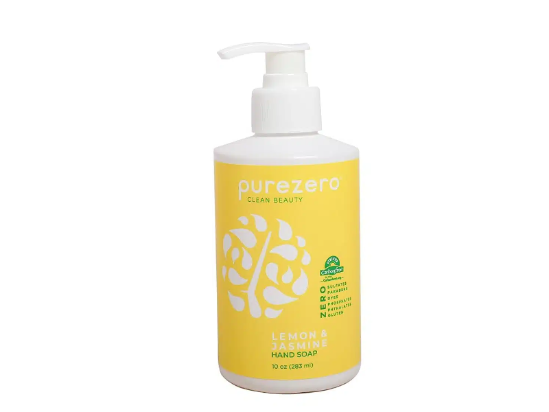 Purezero Hand Soap, Lemon & Jasmine, 10 oz/283 mL, Pack Of 3