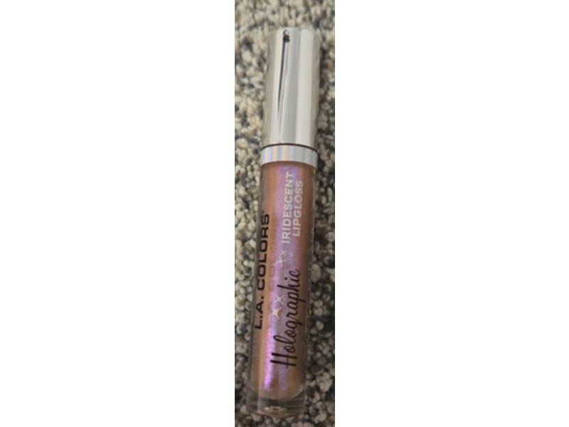 L.A. Colors Holographic Iridescent Lipgloss, Glazed Donut CLG426, 0.14 oz/4 g