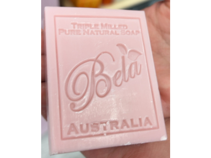 Bela Triple Milled Pure Natural Soap, Sweet Pea & Jasmine, 3.3 oz/93.5 g