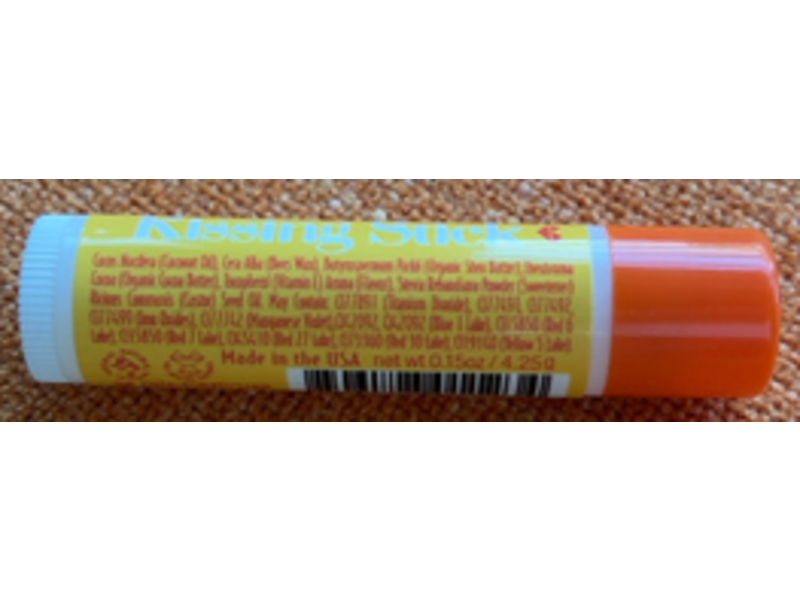 Tinte Cosmetics Kissing Stick Lip Balm, Candy Corn, 0.15 oz/4.25 g