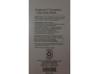 Walgreens Body Wash, Cucumber + Mint, 18 fl oz/532 mL - thumbnail 3
