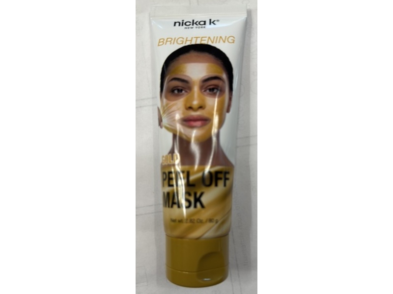 Nicka K New York Brightening Peel Off Mask, Gold, 2.82 oz/80 g