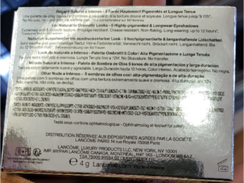 Lancome Hypnose Palette, 04 Taupe Craze, 0.14 oz/4 g