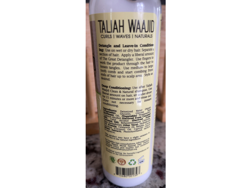Taliah Waajid The Great Detangler Leave-In Conditioner, 8 fl oz/237 mL