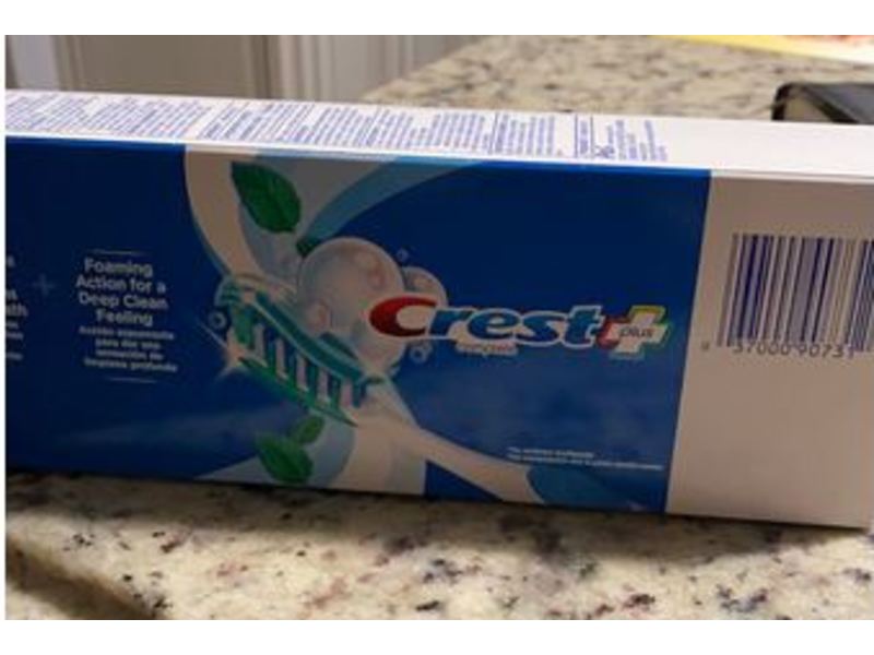 Crest Plus Deep Clean Complete Whitening Toothpaste, Effervescent Mint, 5.4 oz/153 g