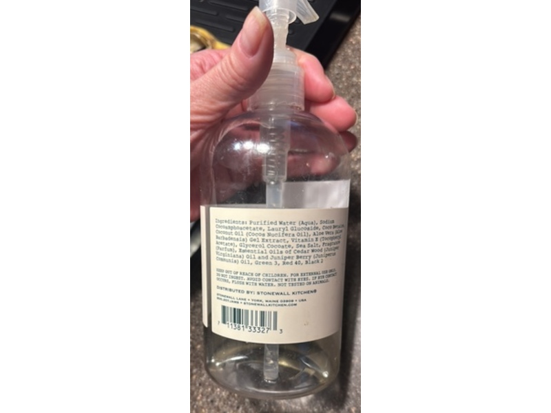 Stonewall Kitchen Hand Soap, Ski Lodge, 16.9 fl oz/500 mL