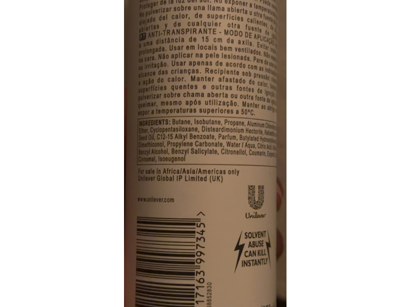 Dove Moisturizing Cream Anti-Perspirant, Original, 8.5 oz/250 mL