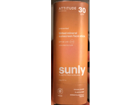 Attitude Sunly Tinted Mineral Sunscreen Face Stick, SPF 30, Unscented, 0.7 oz/20 g - Image 3