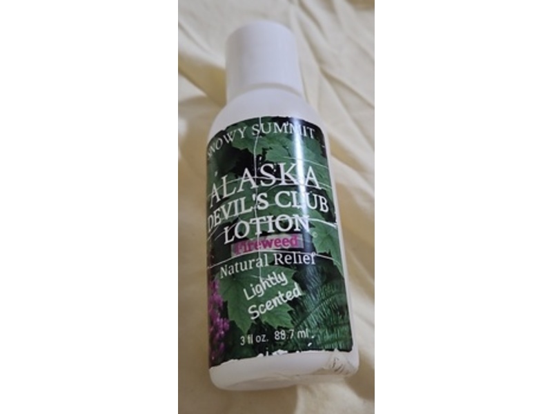 Snowy Summit Alaska Devil's Club Lotion, Fireweed, 3 fl oz/88.7 mL