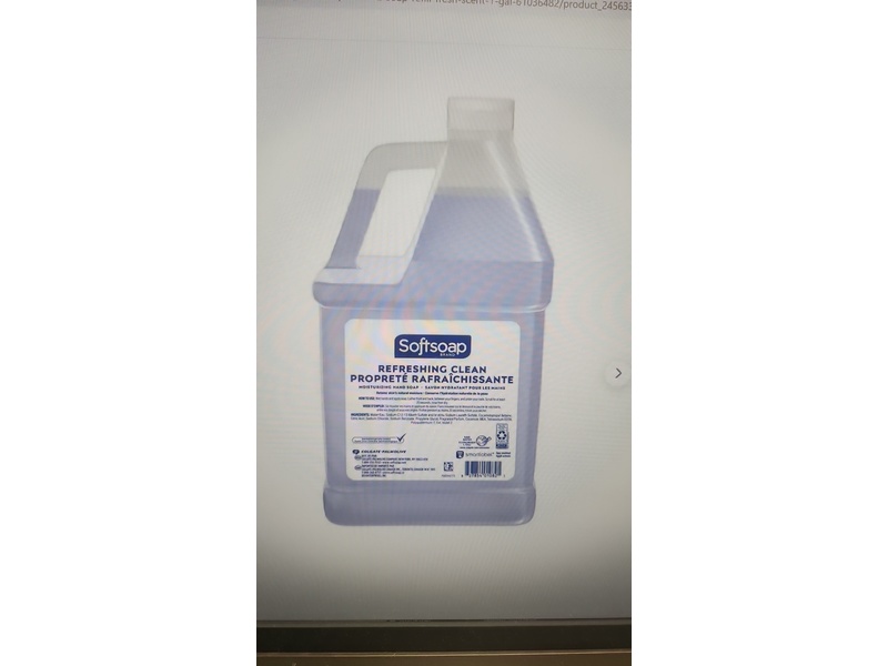 Softsoap Refreshing Clean Liquid Hand Soap, 128 fl oz/3.78 L