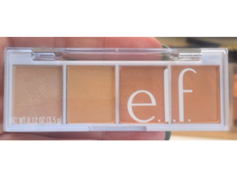 elf Cosmetics Bite Size Eyeshadow Palette, Orange Dreamsicle, 0.12 oz/3.5 g