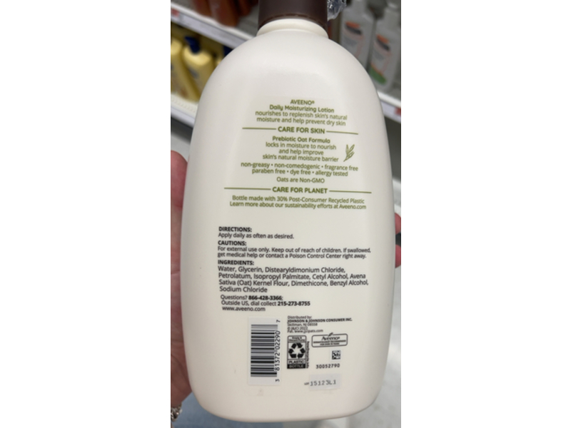 Aveeno Daily Moisturizing Body Lotion, 33 fl oz/975 mL