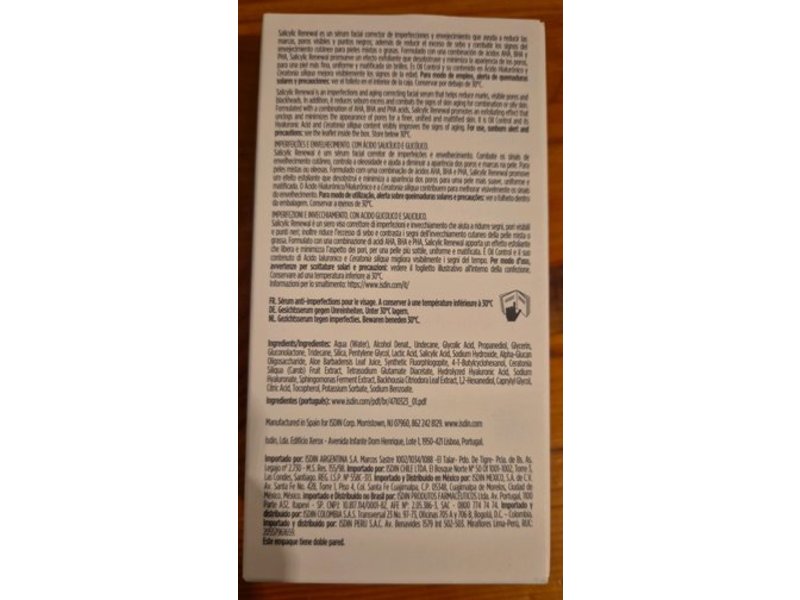 Isdinceutics Salicylic Renewal Serum, 1.0 fl oz/30 mL