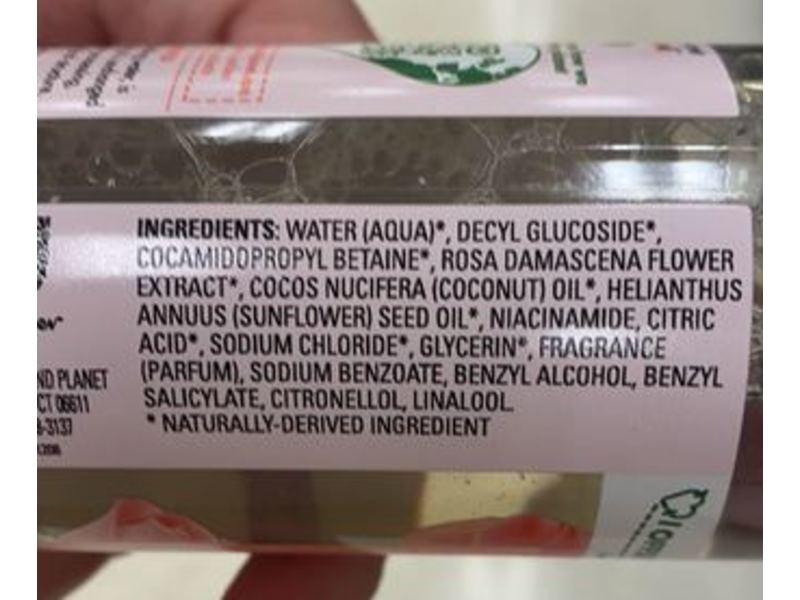 Love Beauty & Planet Wavy Hair Micellar Shampoo, Rose Water & Vitamin B3, 9 fl oz/266 mL