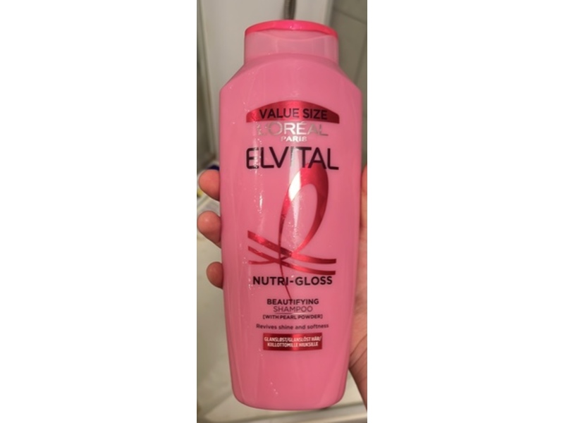 L'oreal Paris Elvital Nutri-Gloss Beautifying Shampoo, 500 mL