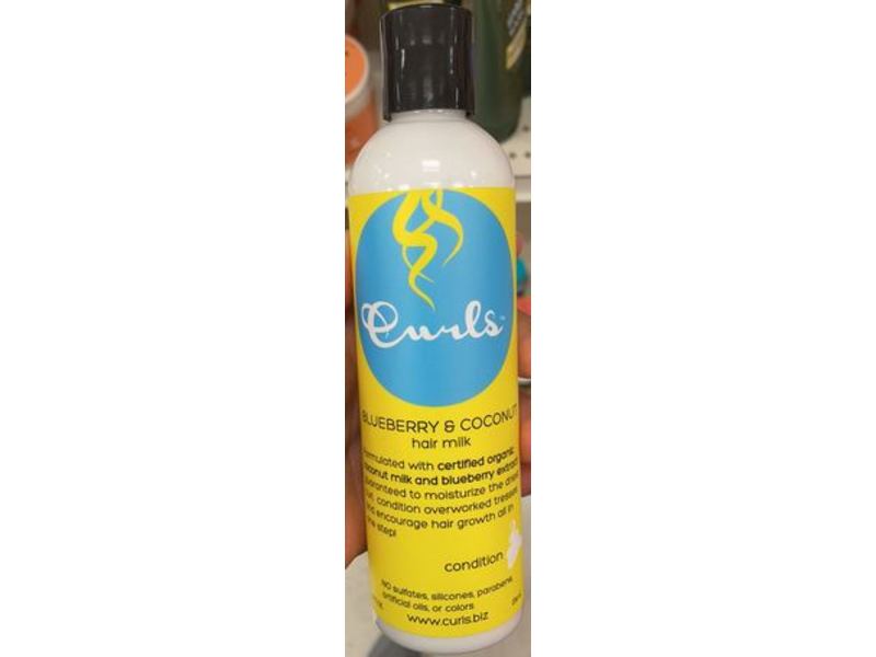 Curls Blueberry & Coconut Hair Milk, 8 fl oz/236 mL