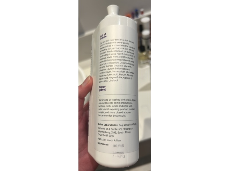 Sopure Shower Balm, 500 mL