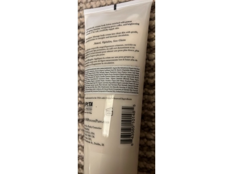 100% Pure French Lavernder Nourishing Body Cream, 8 fl oz/236 mL