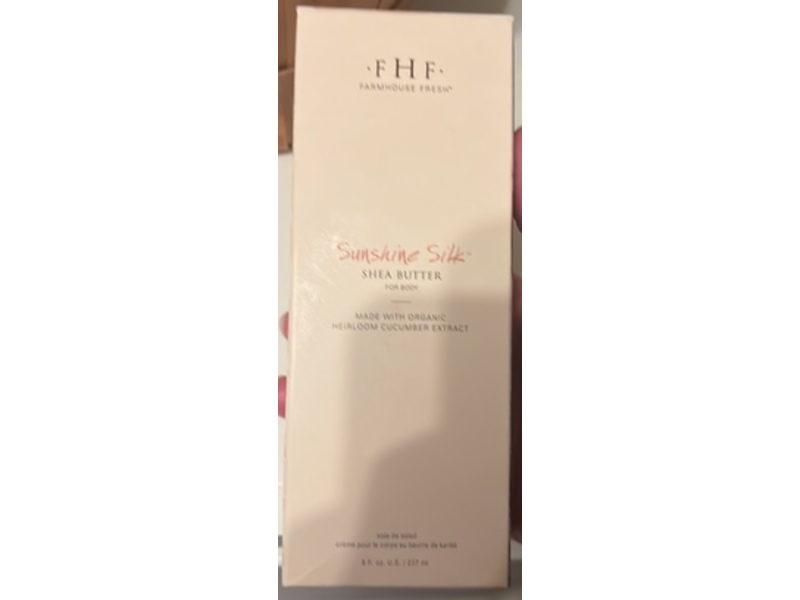 FarmHouse Fresh Sunshine Silk Shea Butter Body Lotion, 8 fl oz/237 mL