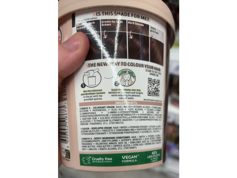 Garnier Good Permanent Hair Colour, 4.0 Cacao Brown