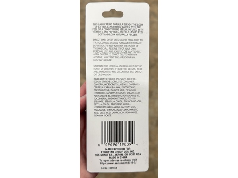 B Pure Serum Infused Mascara, Bold Brown, 0.33 fl oz/10 mL