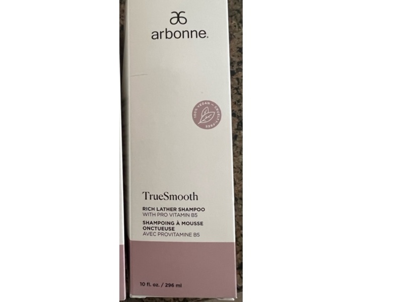 Arbonne TrueSmooth Rich Lather Shampoo, 10 fl oz/296 mL