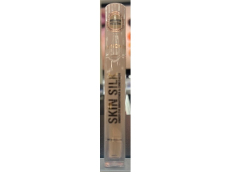 Revolution Skin Silk Radiant Serum Under Eye Brightener & Concealer, Medium Yellow, 0.13 fl oz/4 mL