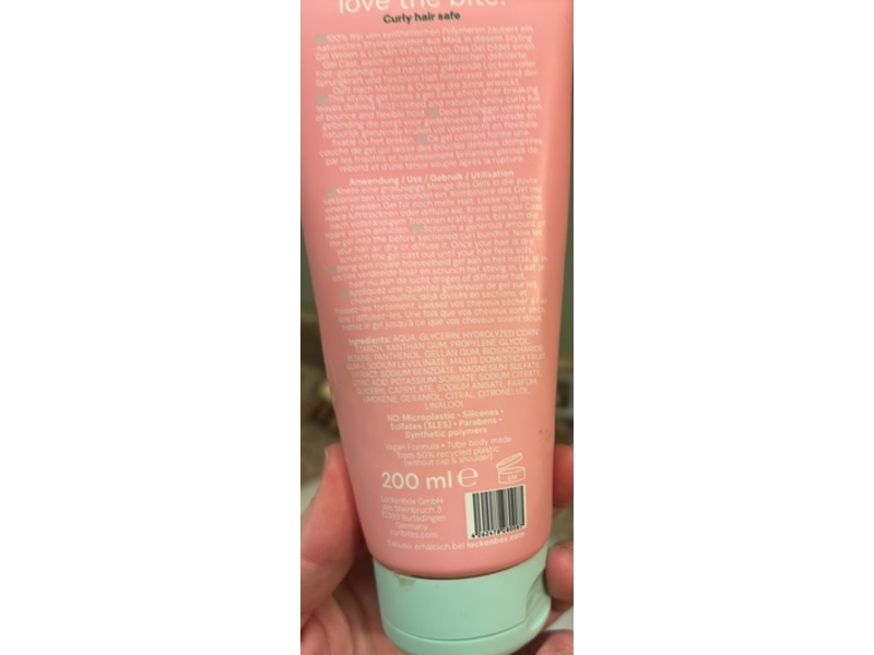 Curl Bites Volume & Hold Scrunching Gel, 200 mL
