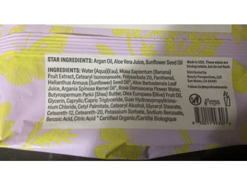 Refreshments Cleansing Face Wipes, 35 Counts
