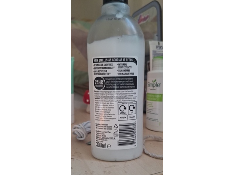 Alberto Balsam Conditioner, Coconut & Lychee, 300 mL