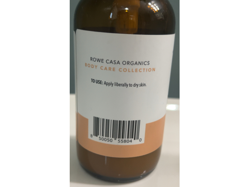 Rowe Casa Organics All Natural Moisturizing Body Lotion, Orange + Ylang Ylang, 8 fl oz/237 mL