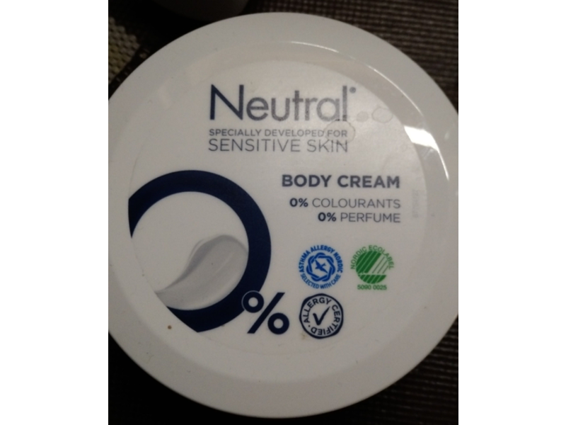 Neutral Sensitive Skin Body Cream, 250 mL