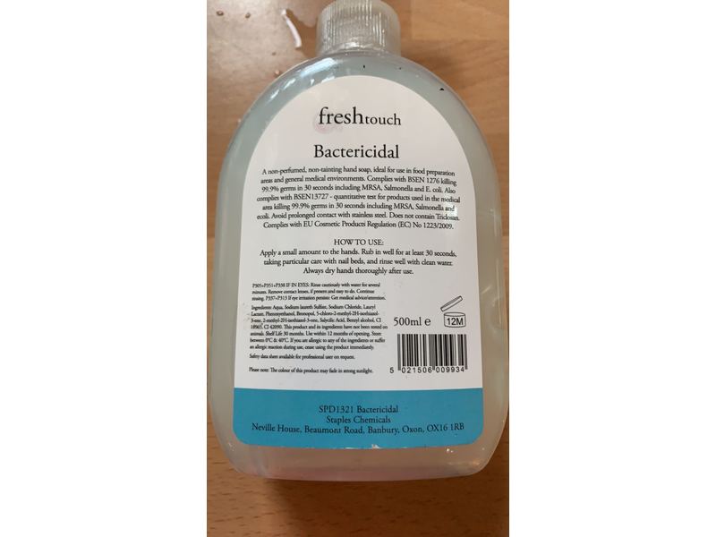 Fresh Touch Bactericidal Mild & Gentle Hand & Body Soap, 500 mL