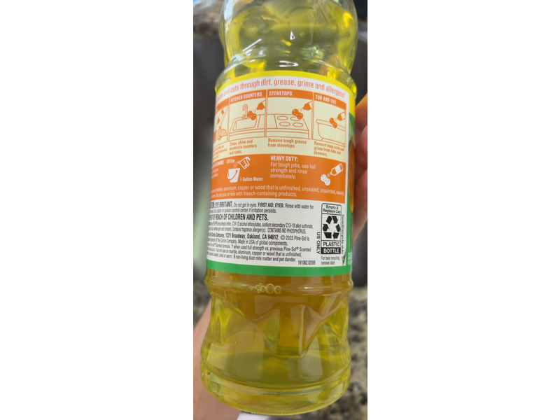 Pine-Sol Multi-Surface Cleaner, Lemon Fresh, 24 fl oz/709 mL