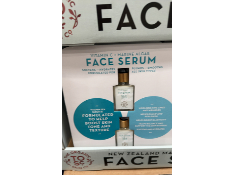 The Organic Skin Co Vitamin Sea Serum, New Zealand Marine & Vitamin C, 1 fl oz/30 mL