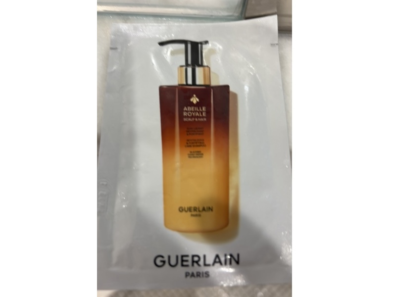 Guerlain Paris Abeille Royale Scalp & Hair Revitalizing & Fortifying Care Shampoo, 0.3 fl oz/10 mL