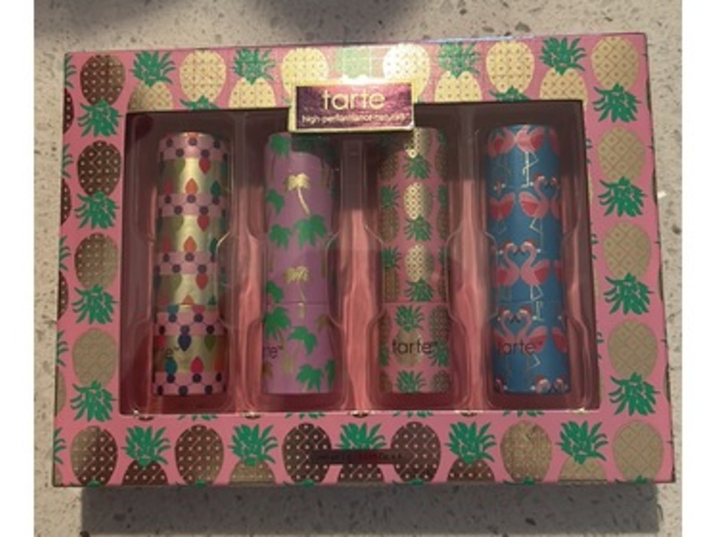 Tarte Quench Squad Hydrating Mini Lip Set, Rainforest of The Sea, Pack Of 4