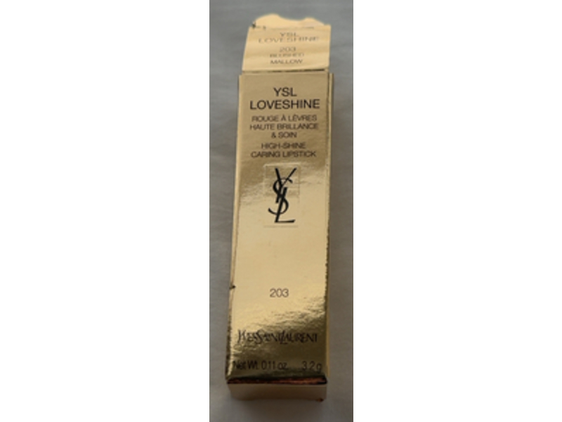 Yves Saint Laurent Loveshine Caring Lipstick, 203 Blushed Mallow, 0.11 oz/3.2 g