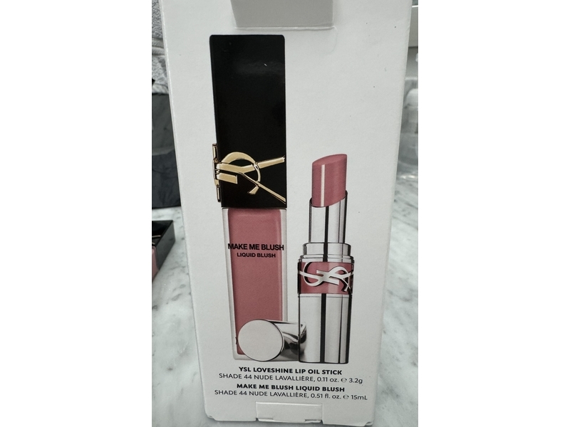 Yves Saint Laurent Loveshine Lip Oil Stick + Make Me Blush Liquid Blush, 44 Nude Lavalliere