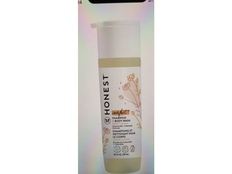 Honest Disney Comfort Shampoo + Body Wash, Sweet Cream, 10 fl oz/295 mL