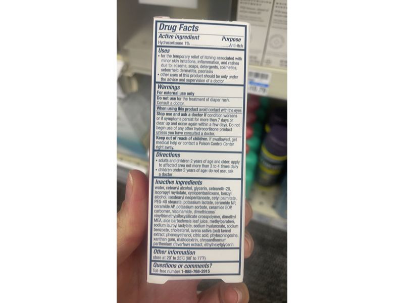 Cerave Hydrocortisone Anti-Itch Cream, 1 oz/28 g