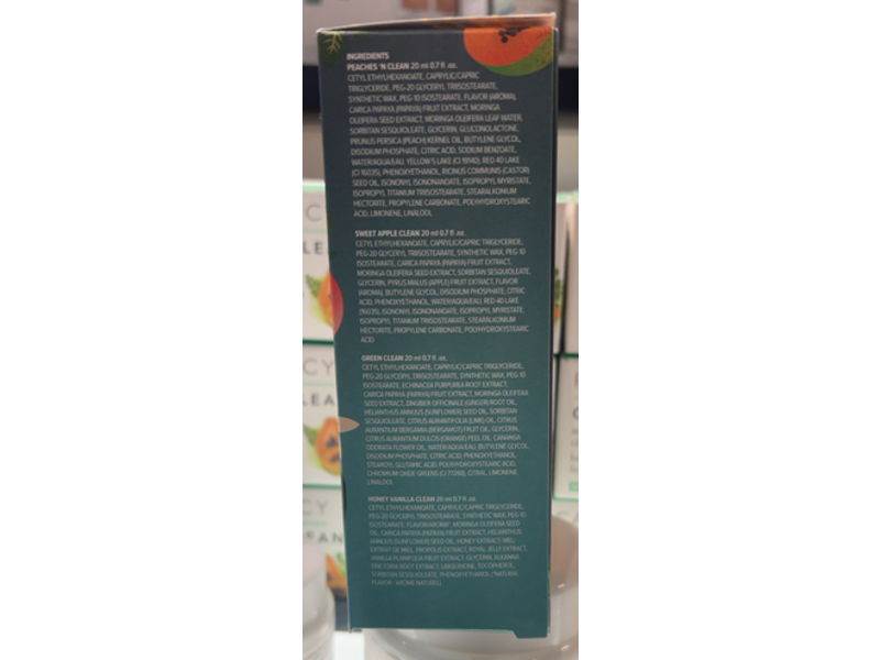 Farmacy You're The Balm Cleansing Kit, Peaches N' Clean, Sweet Apple Clean, Green Clean + Honey Vanilla, 0.7 fl oz/20 mL