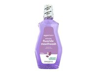 Amazon Basics Anticavity Fluoride Mouthwash, Violet Mint Flavor, 33.8 fl oz/1 L - thumbnail 1