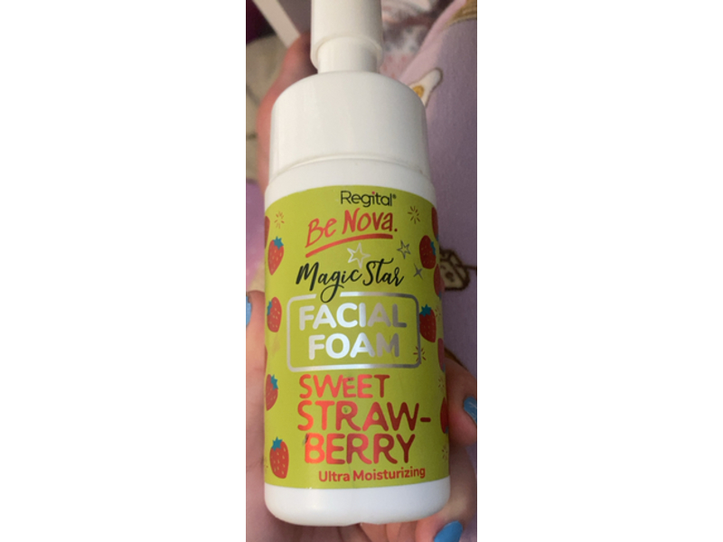 Regital Be Nova Magic Star Ultra Moisturizing Facial Foam, Sweet Strawberry, 100 mL