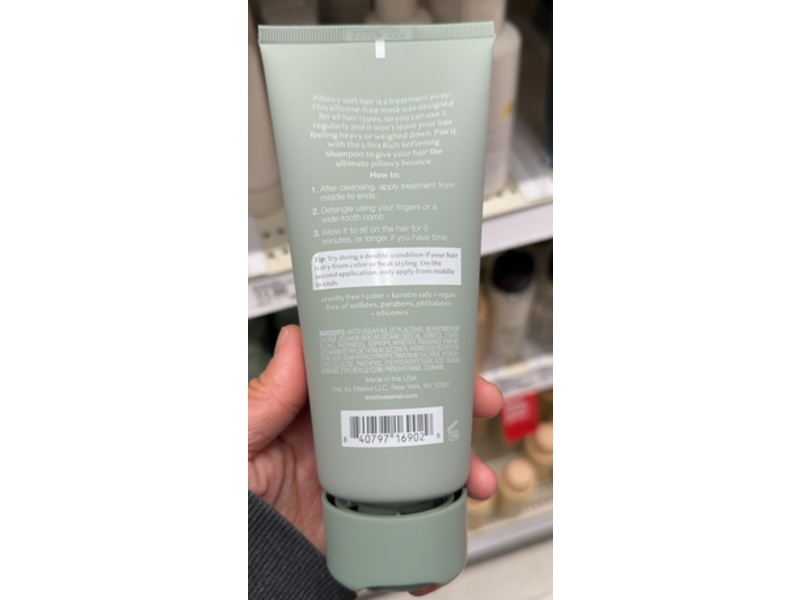 Kristin Ess Velvet Finish Softening Mask, 6.7 fl oz/200 mL