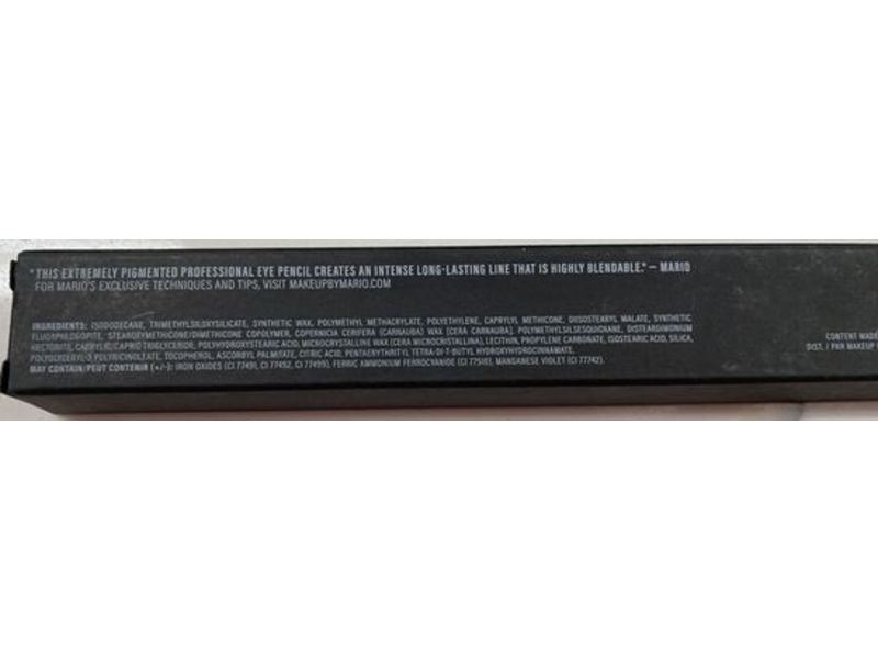 Makeup By Mario Master Pigment Pro Eyeliner Pencil, Super Black, 0.03 oz/1.1 g