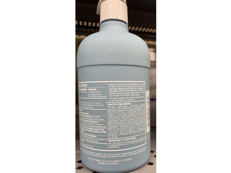 Hairitage Wash It Away Anti-Dandruff Shampoo, 13 fl oz/384 mL