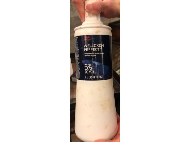 Wella Professionals Welloxon Perfect Creme Developer, 20 Volume (6%), 33.8 fl oz/1 L