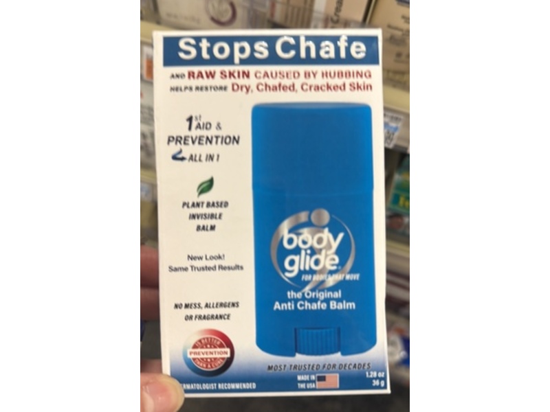 Body Glide Anti Chafe Balm, The Original, 1.28 oz/36 g