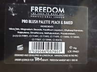 Freedom Makeup London Pro Blush Palette, Peach & Baked, 15 g - Image 4